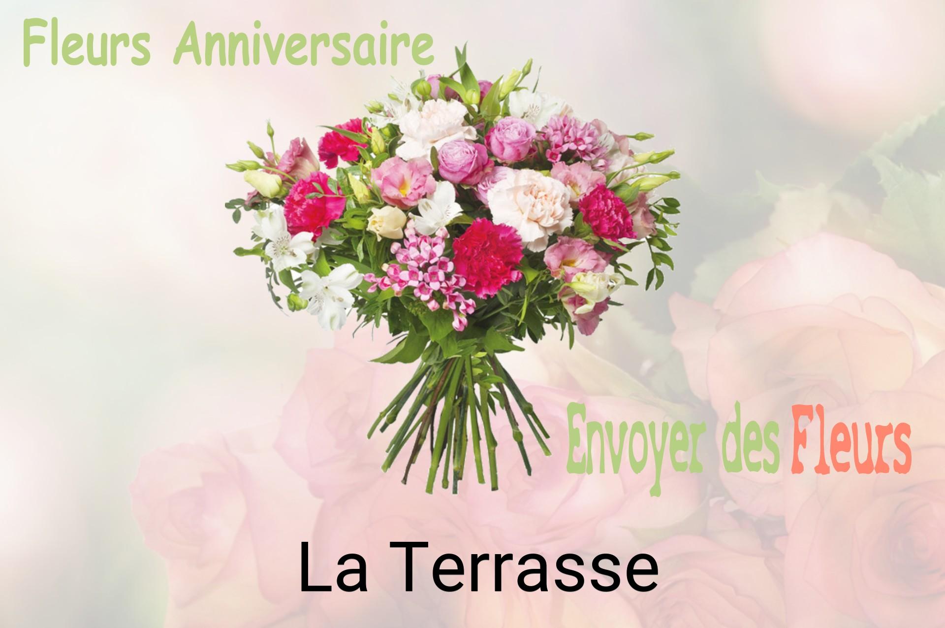 Bouquet de fleurs d’anniversaire livré à La Terrasse