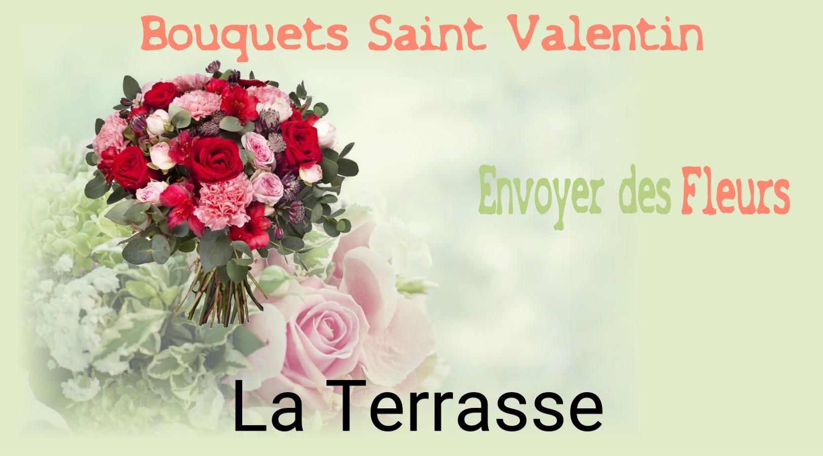 Roses de Saint-Valentin livrées à La Terrasse